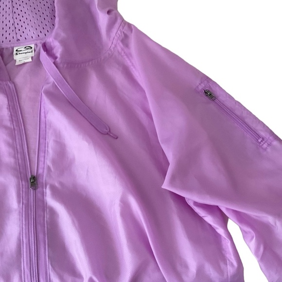 C9 by Champion - Small Lightweight Windbreaker Track Jacket Pink Lavender Lilac - Picture 3 of 4
